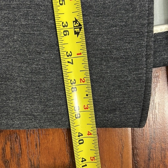 Nanette Lepore Scuba Grey Coat with Notched Collar - Picture 9 of 13